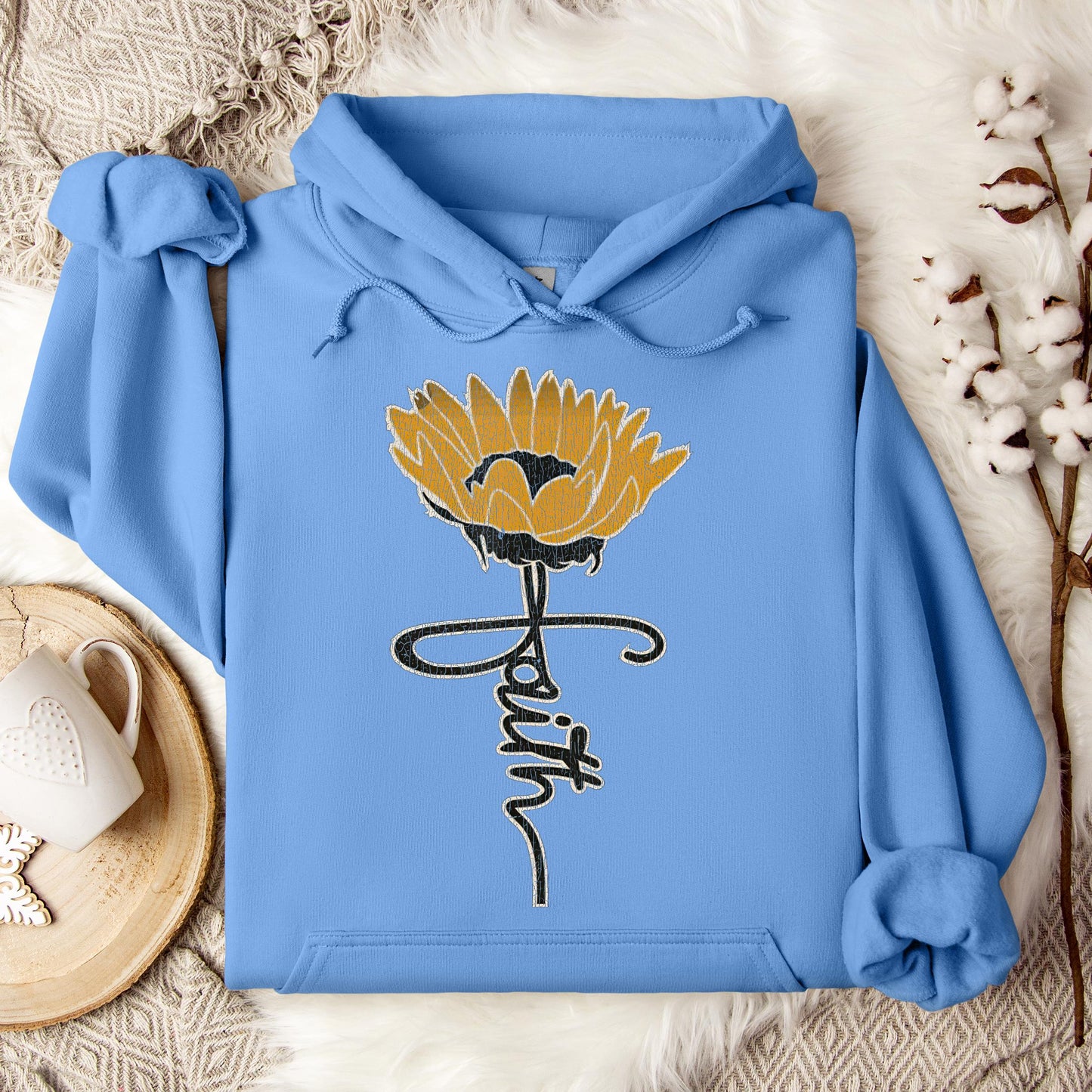 Faith Flower Hoodie
