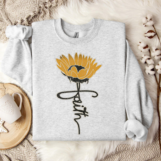 Faith Flower Sweatshirt