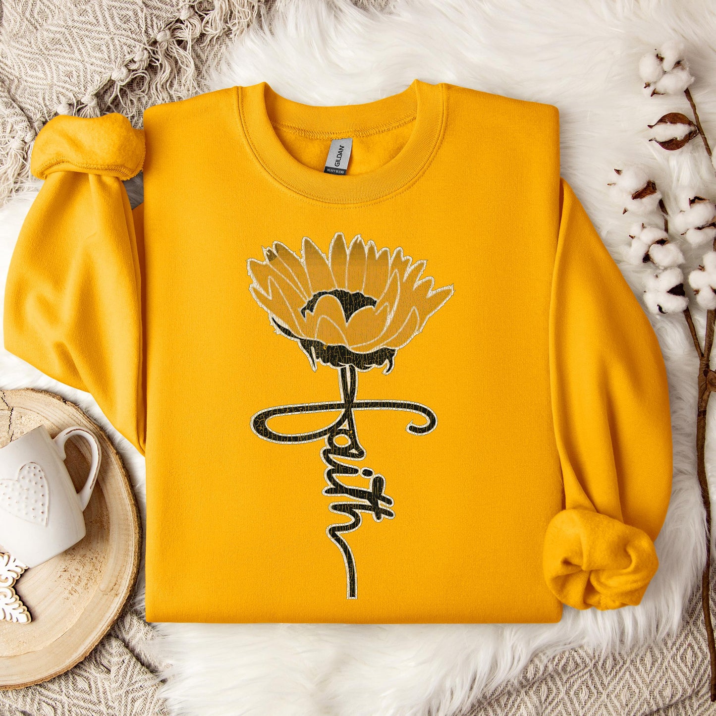 Faith Flower Sweatshirt
