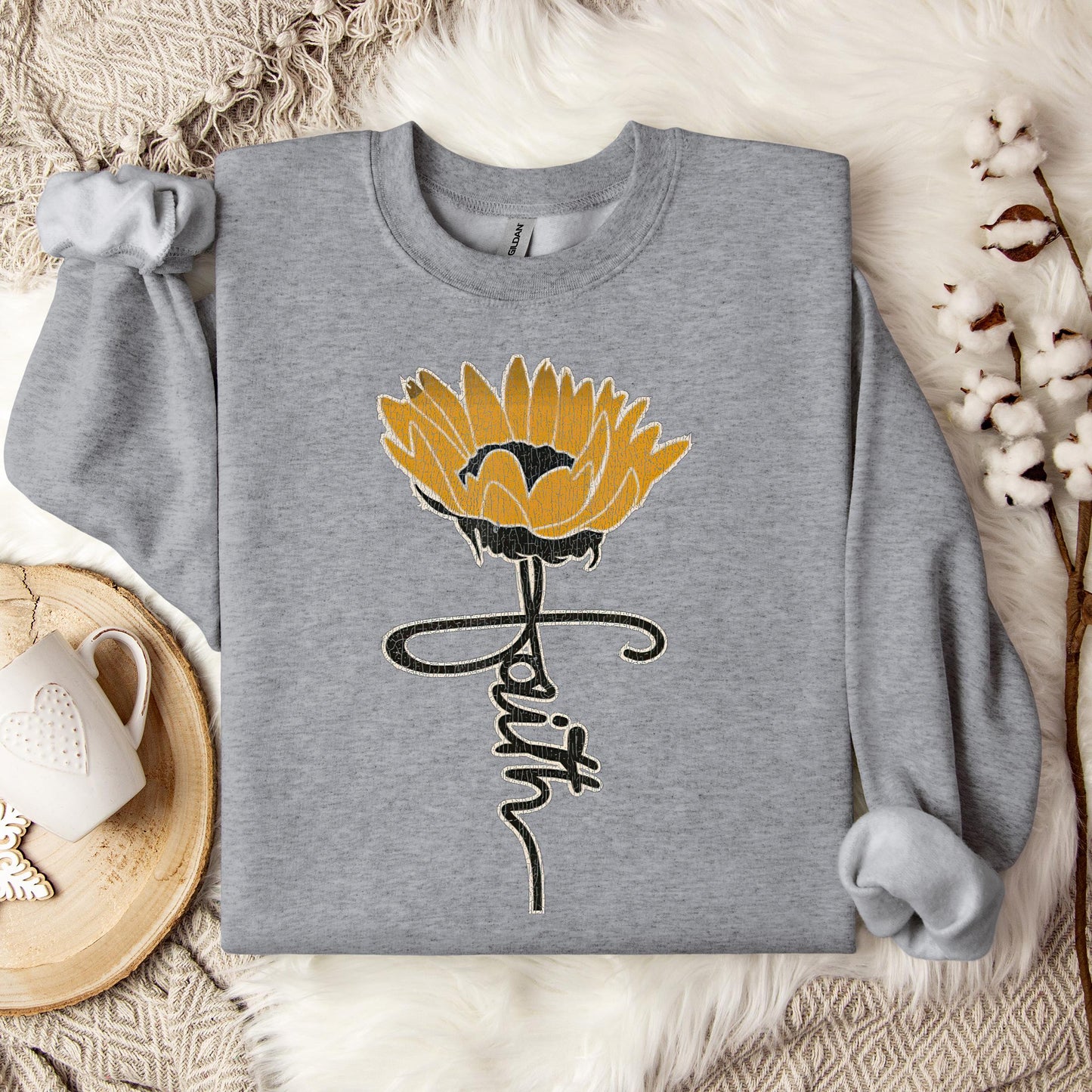 Faith Flower Sweatshirt