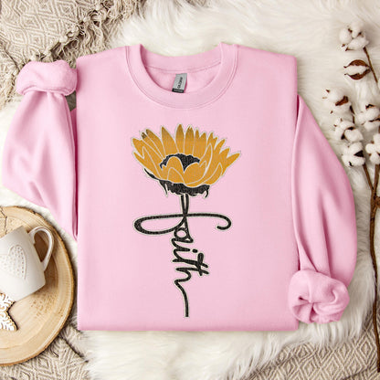 Faith Flower Sweatshirt
