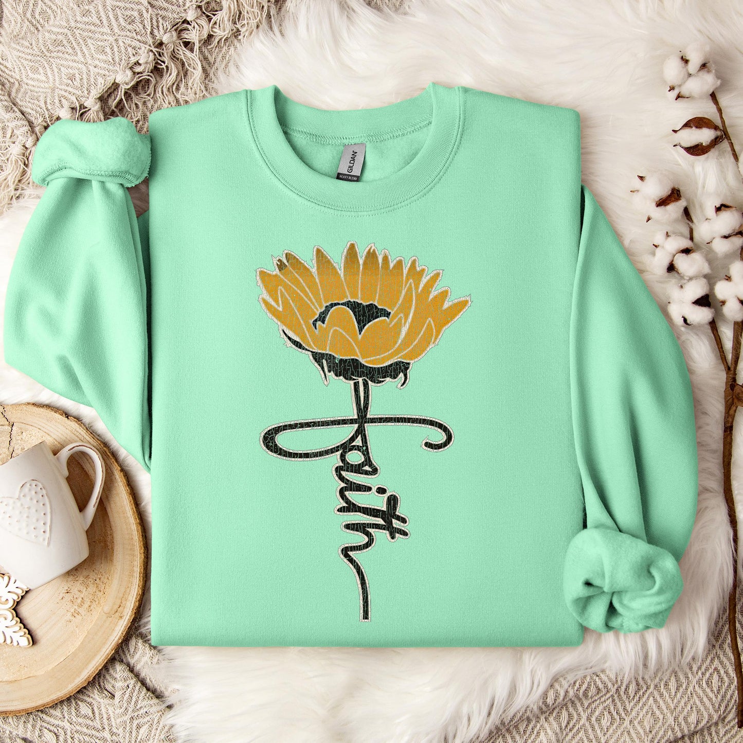 Faith Flower Sweatshirt