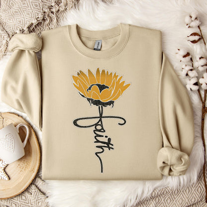 Faith Flower Sweatshirt
