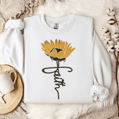 Faith Flower Sweatshirt