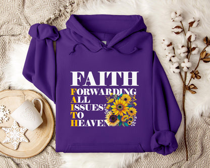 Faith Forwarding All Issues To Heaven Hoodie