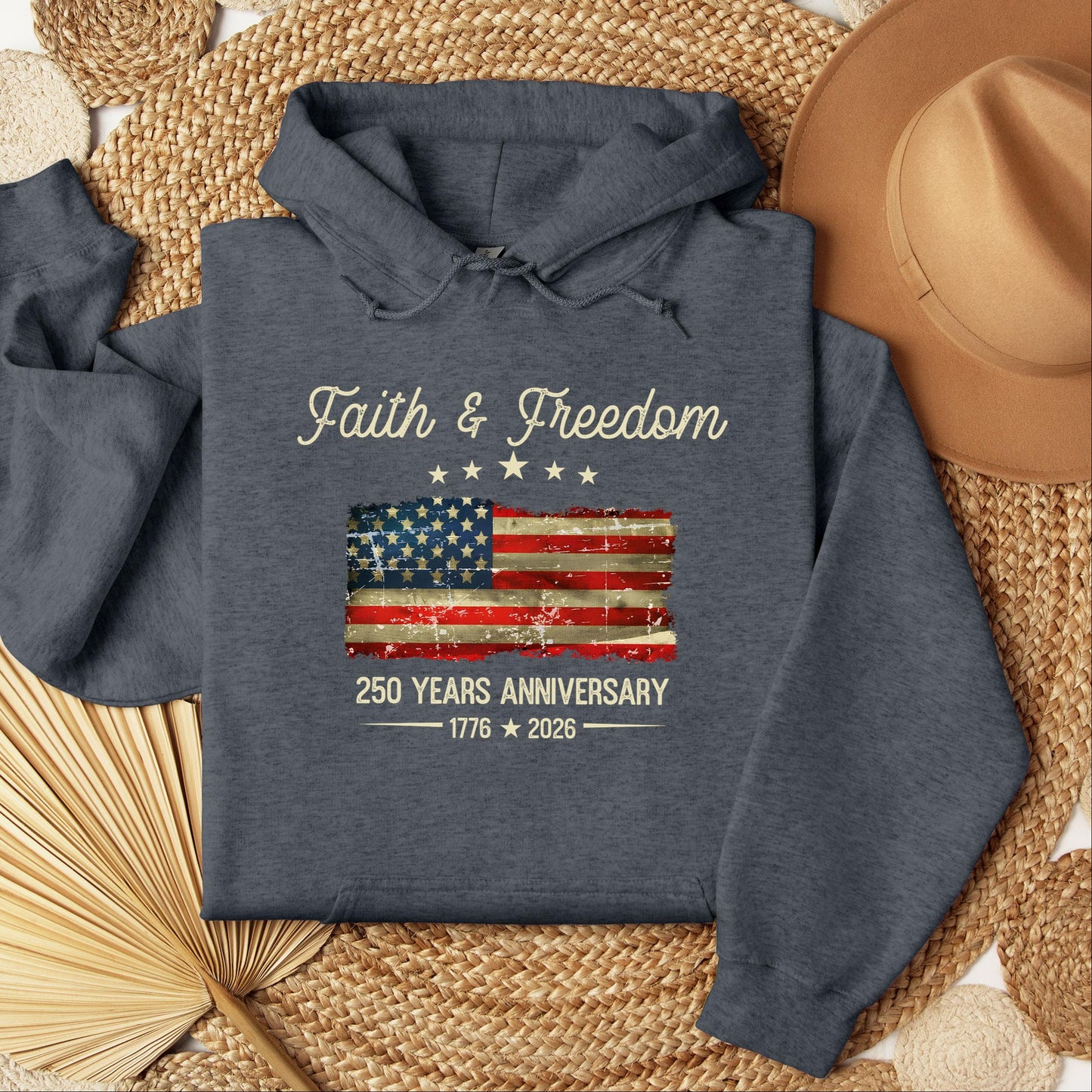 Faith Freedom 250 Years Anniversary 1776 2026 01