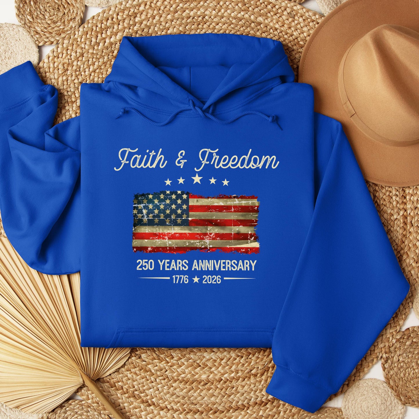 Faith Freedom 250 Years Anniversary 1776 2026 01