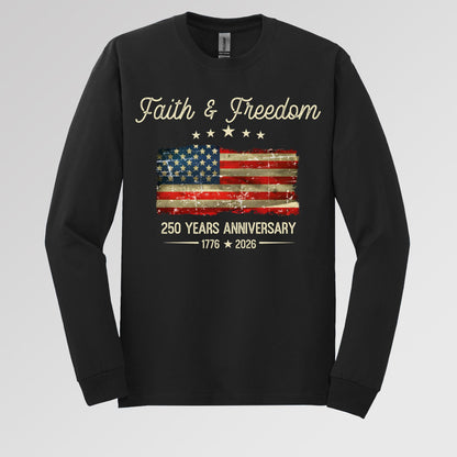 Faith Freedom 250 Years Anniversary 1776 2026 01