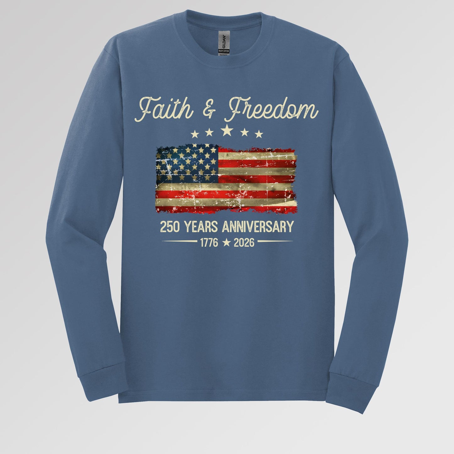 Faith Freedom 250 Years Anniversary 1776 2026 01