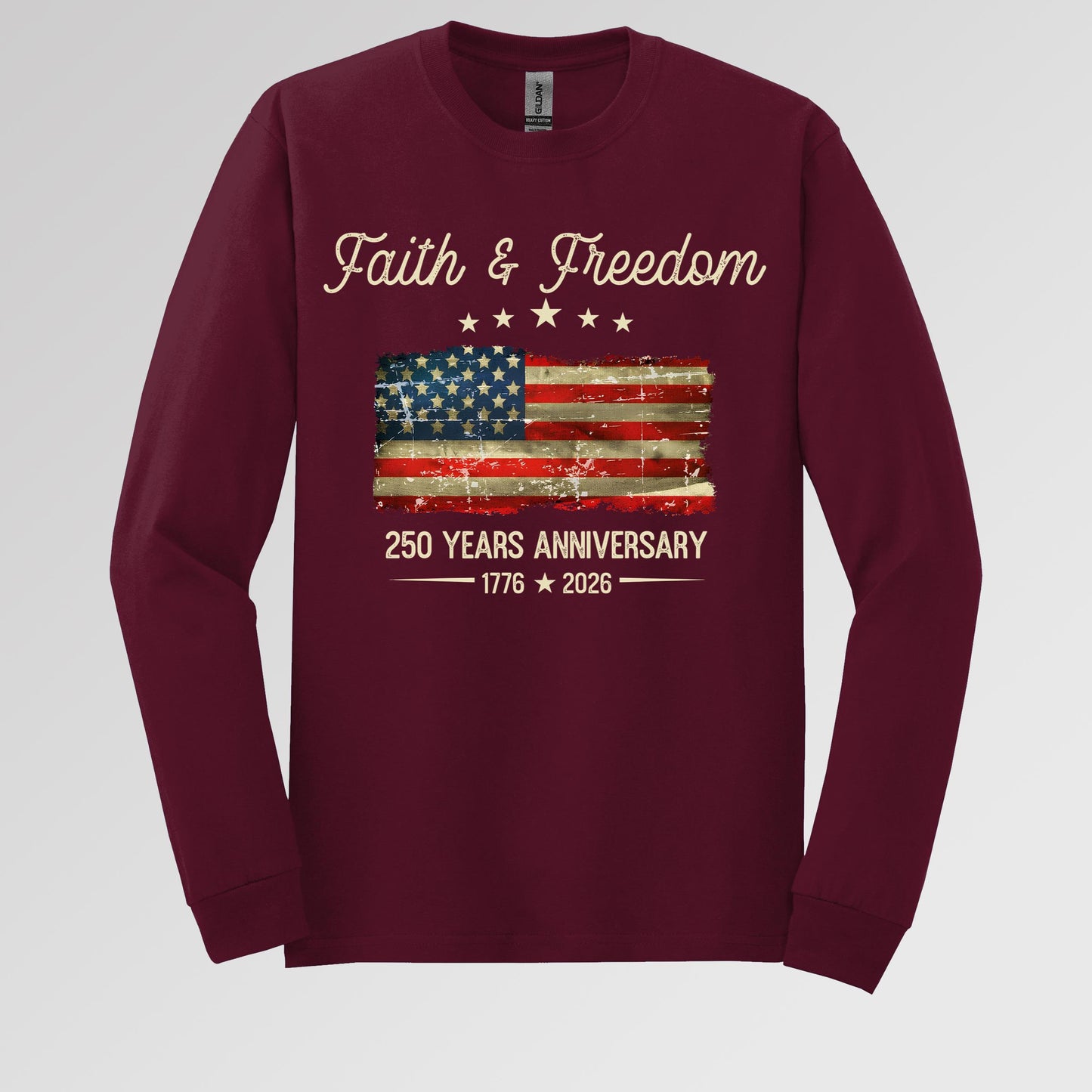 Faith Freedom 250 Years Anniversary 1776 2026 01