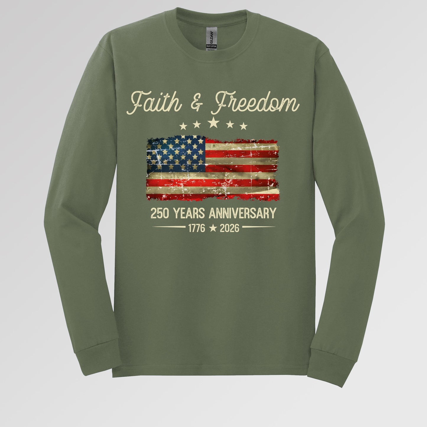 Faith Freedom 250 Years Anniversary 1776 2026 01