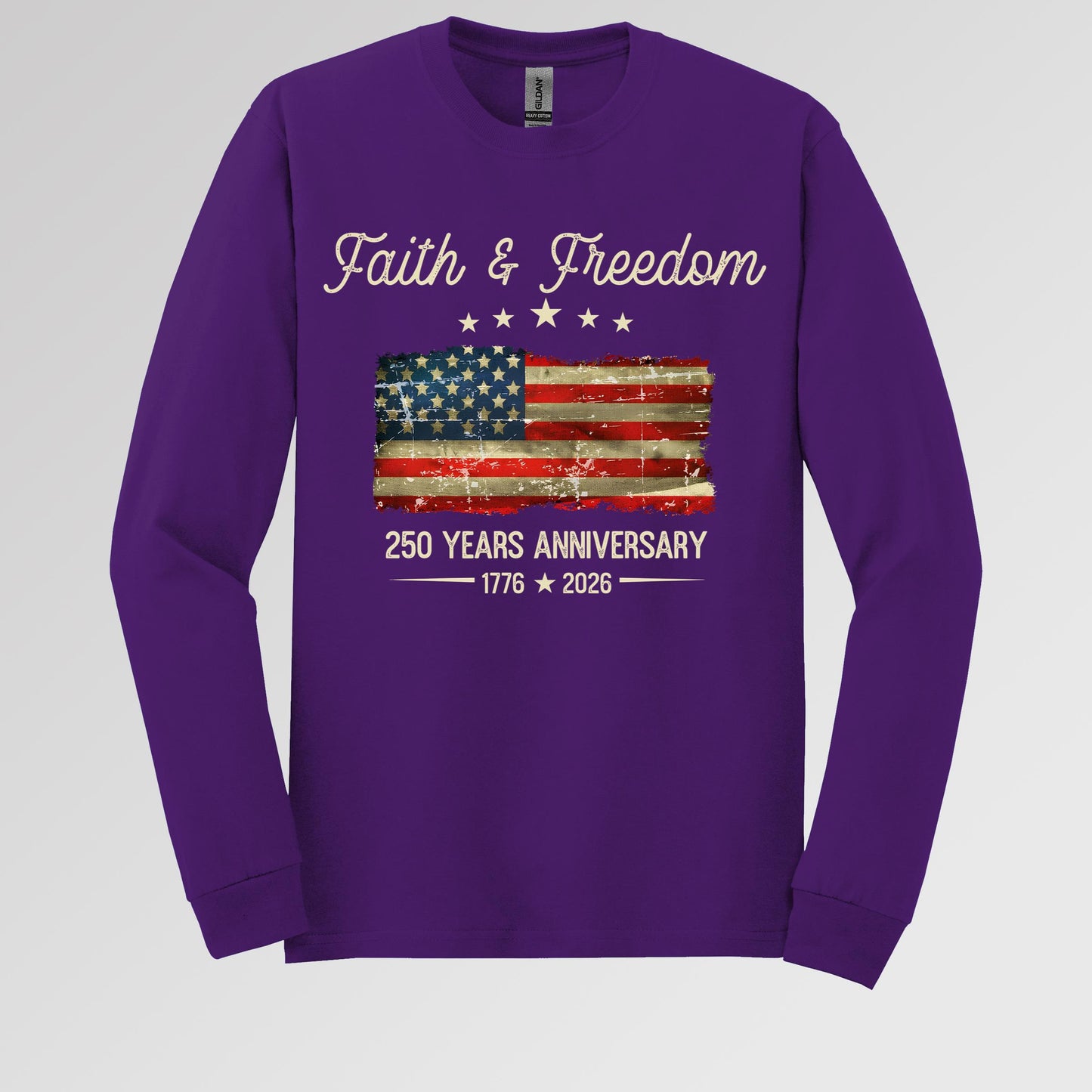 Faith Freedom 250 Years Anniversary 1776 2026 01