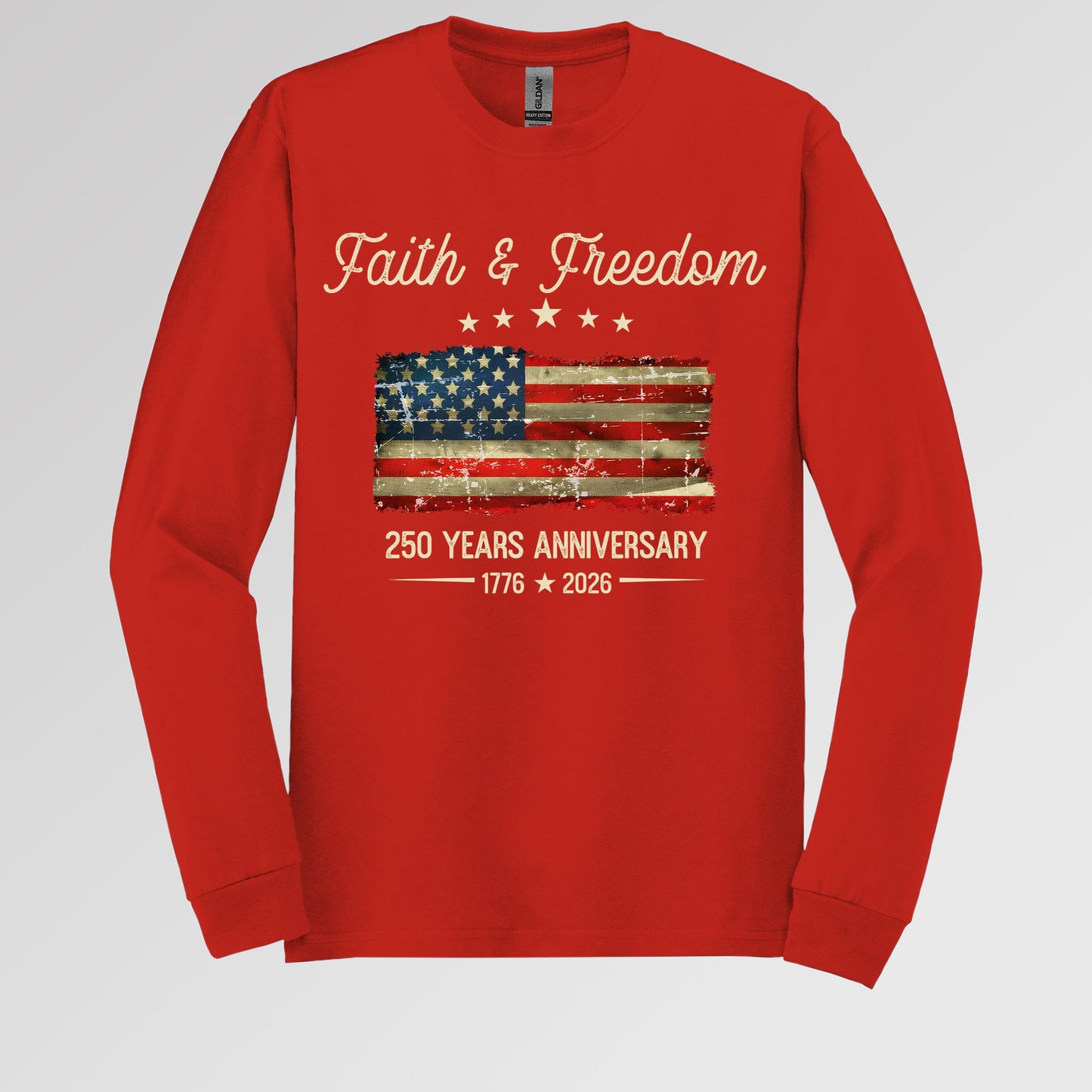 Faith Freedom 250 Years Anniversary 1776 2026 01