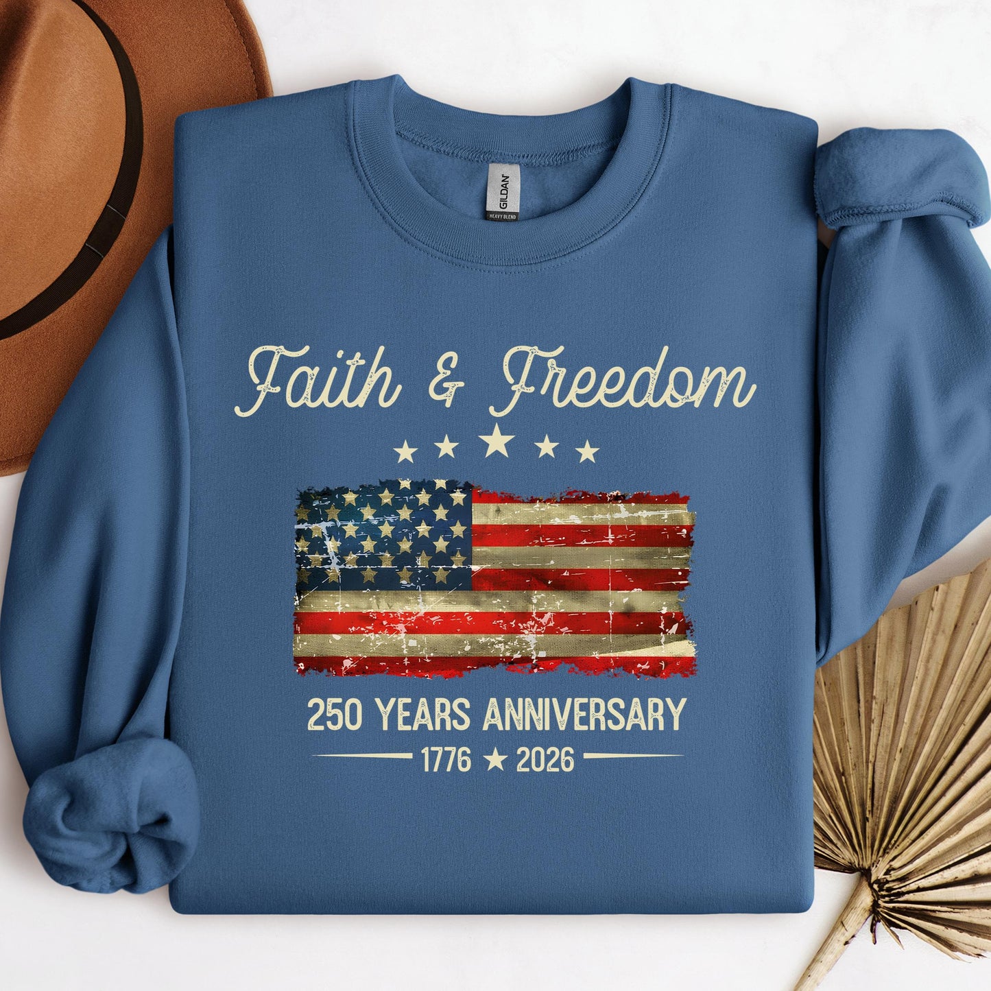 Faith Freedom 250 Years Anniversary 1776 2026 01