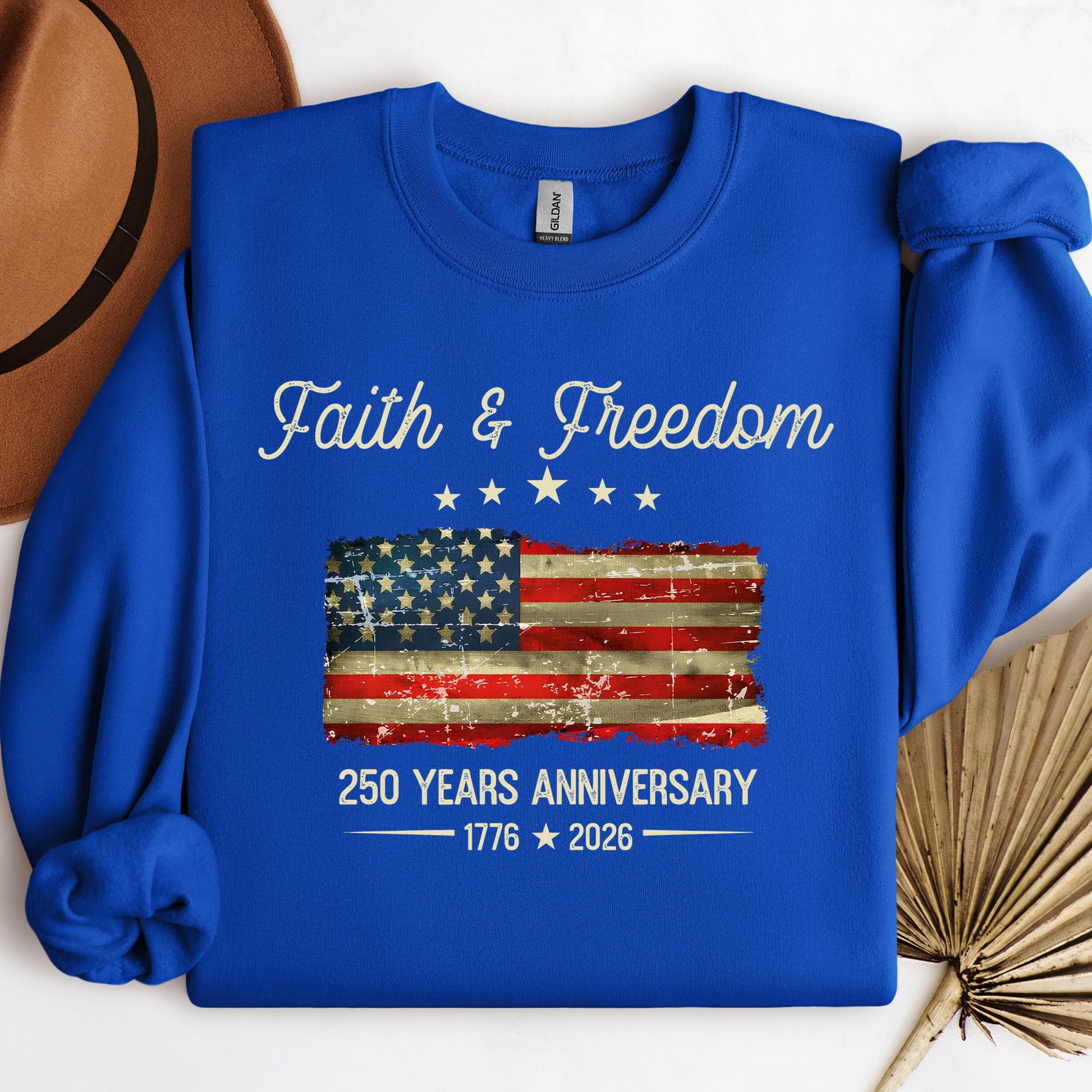 Faith Freedom 250 Years Anniversary 1776 2026 01