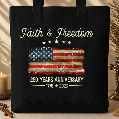 Faith Freedom 250 Years Anniversary 1776 2026 01