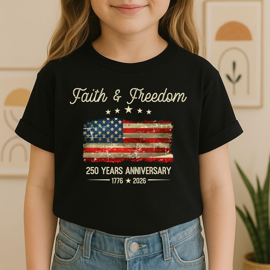 Faith Freedom 250 Years Anniversary 1776 2026 01