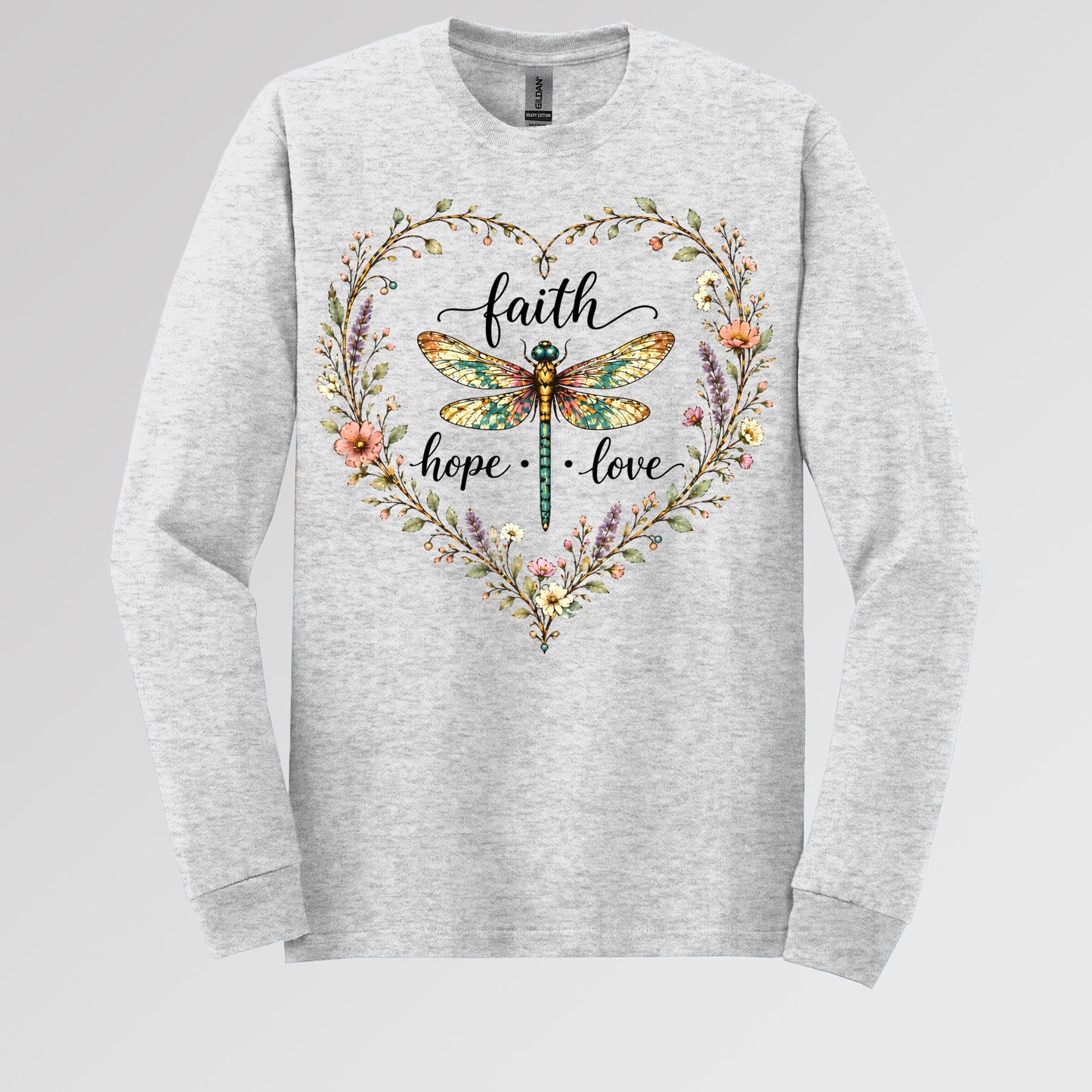 Faith Hope Love Dragonfly 01