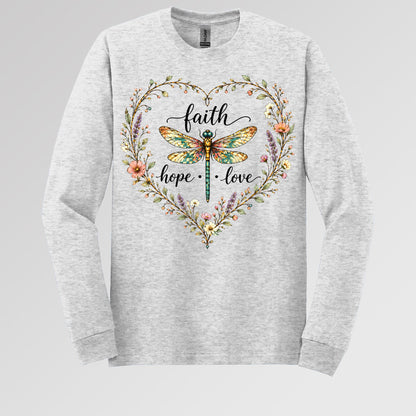 Faith Hope Love Dragonfly 01