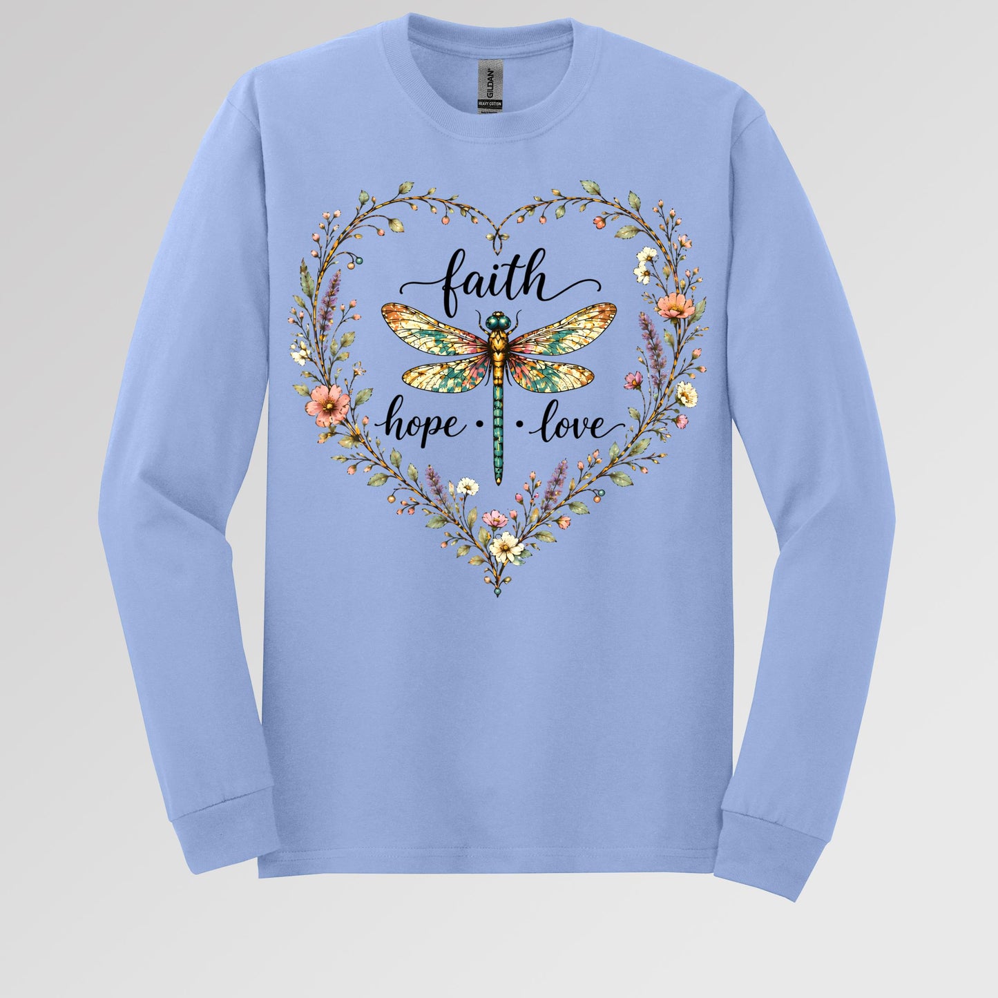 Faith Hope Love Dragonfly 01