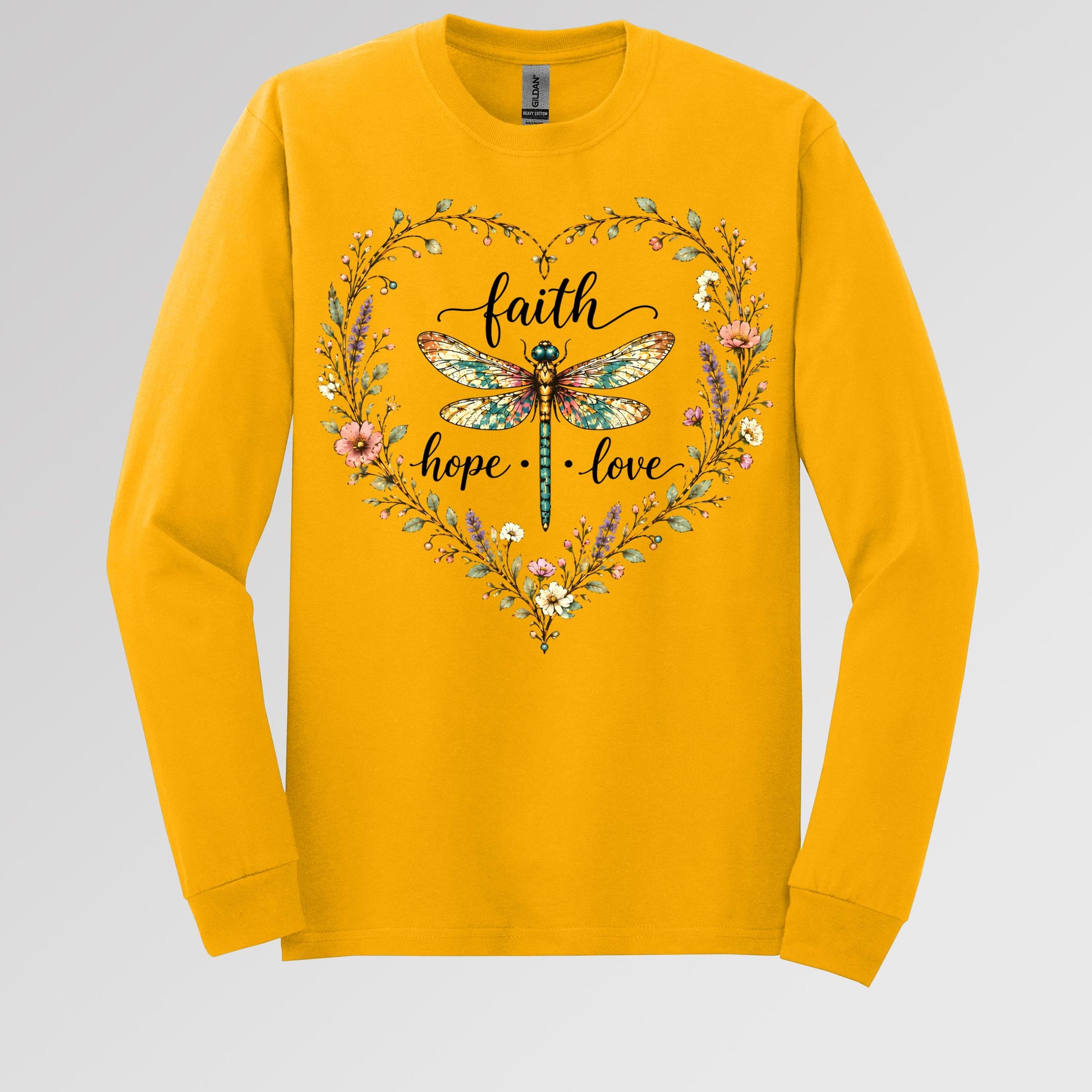 Faith Hope Love Dragonfly 01