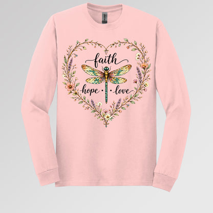 Faith Hope Love Dragonfly 01