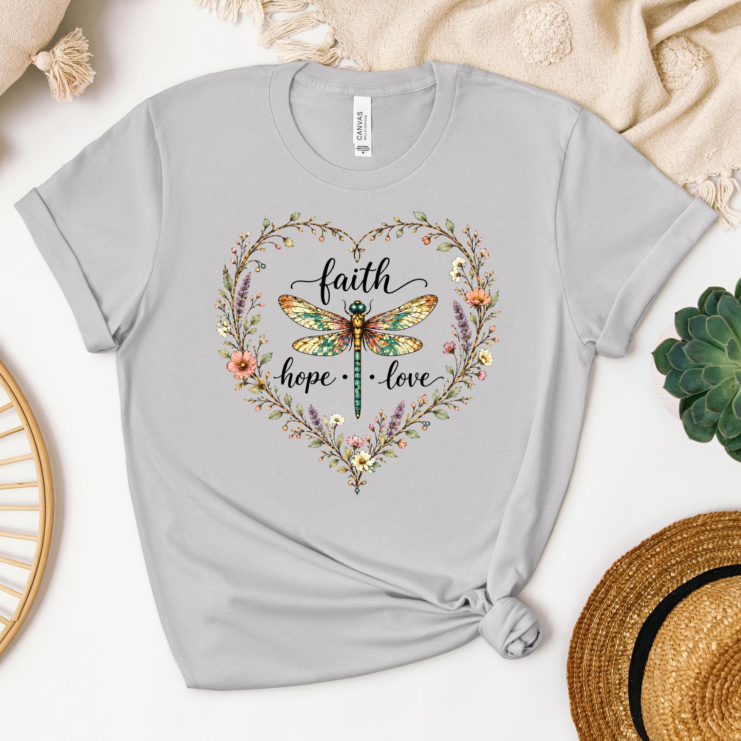 Faith Hope Love Dragonfly 01