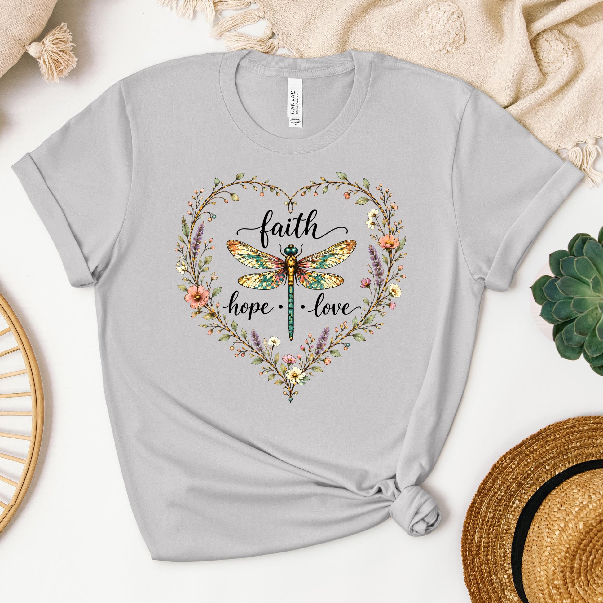 Faith Hope Love Dragonfly 01