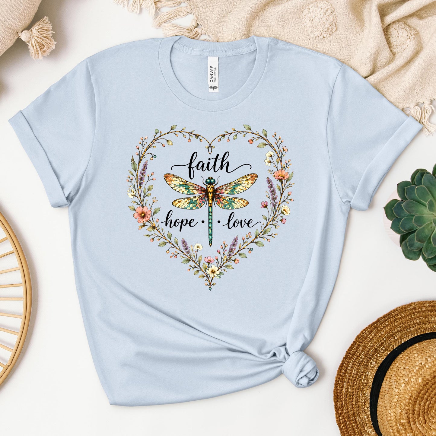 Faith Hope Love Dragonfly 01