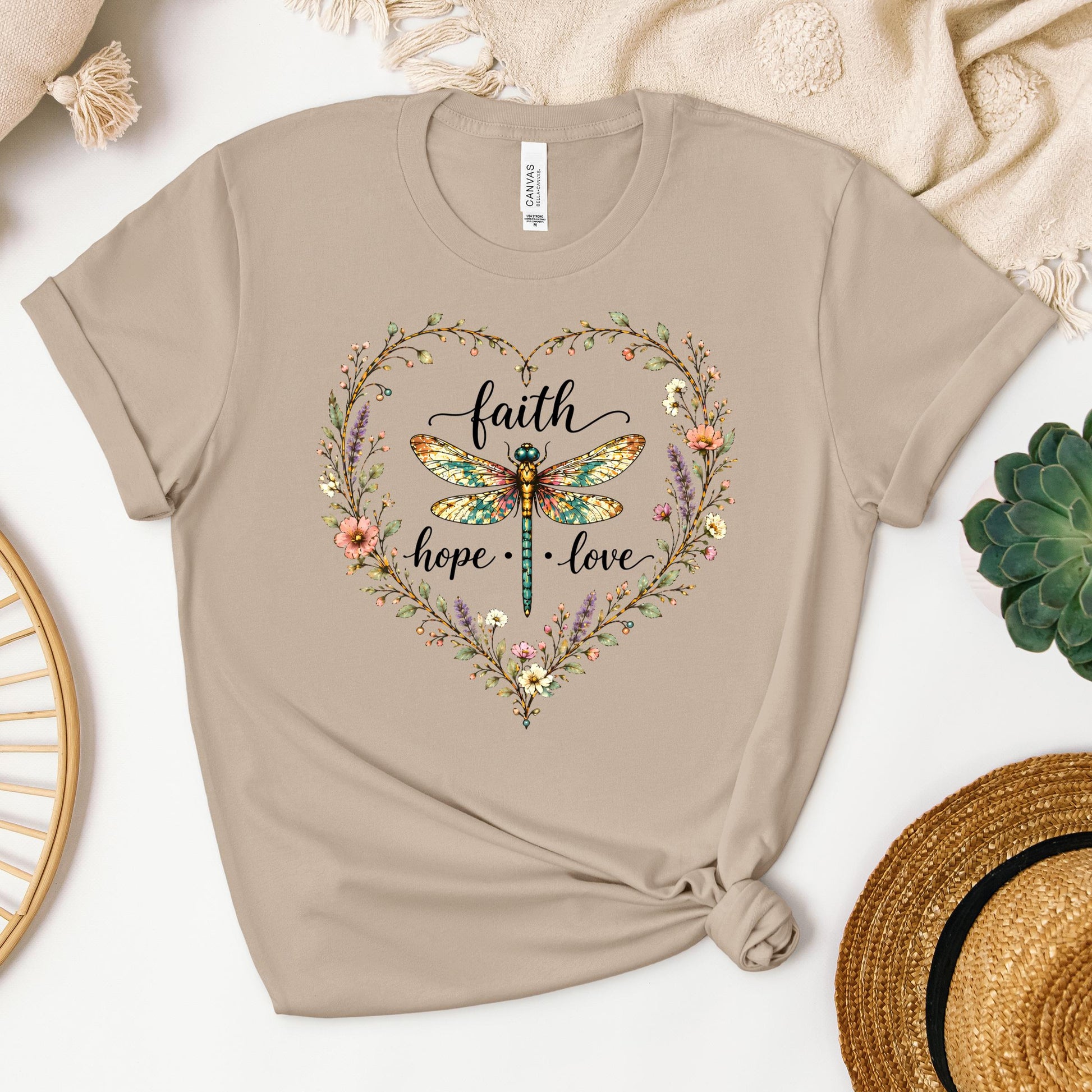 Faith Hope Love Dragonfly 01