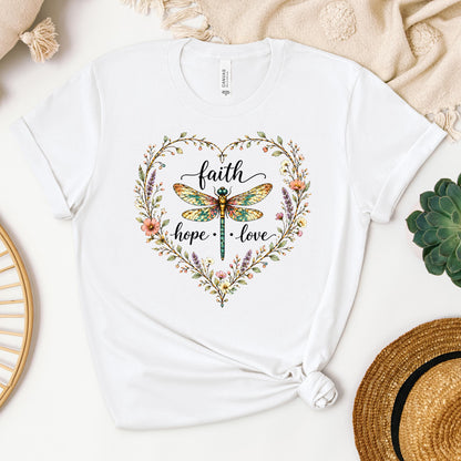 Faith Hope Love Dragonfly 01