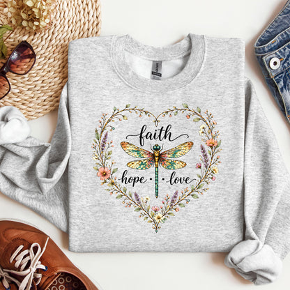 Faith Hope Love Dragonfly 01