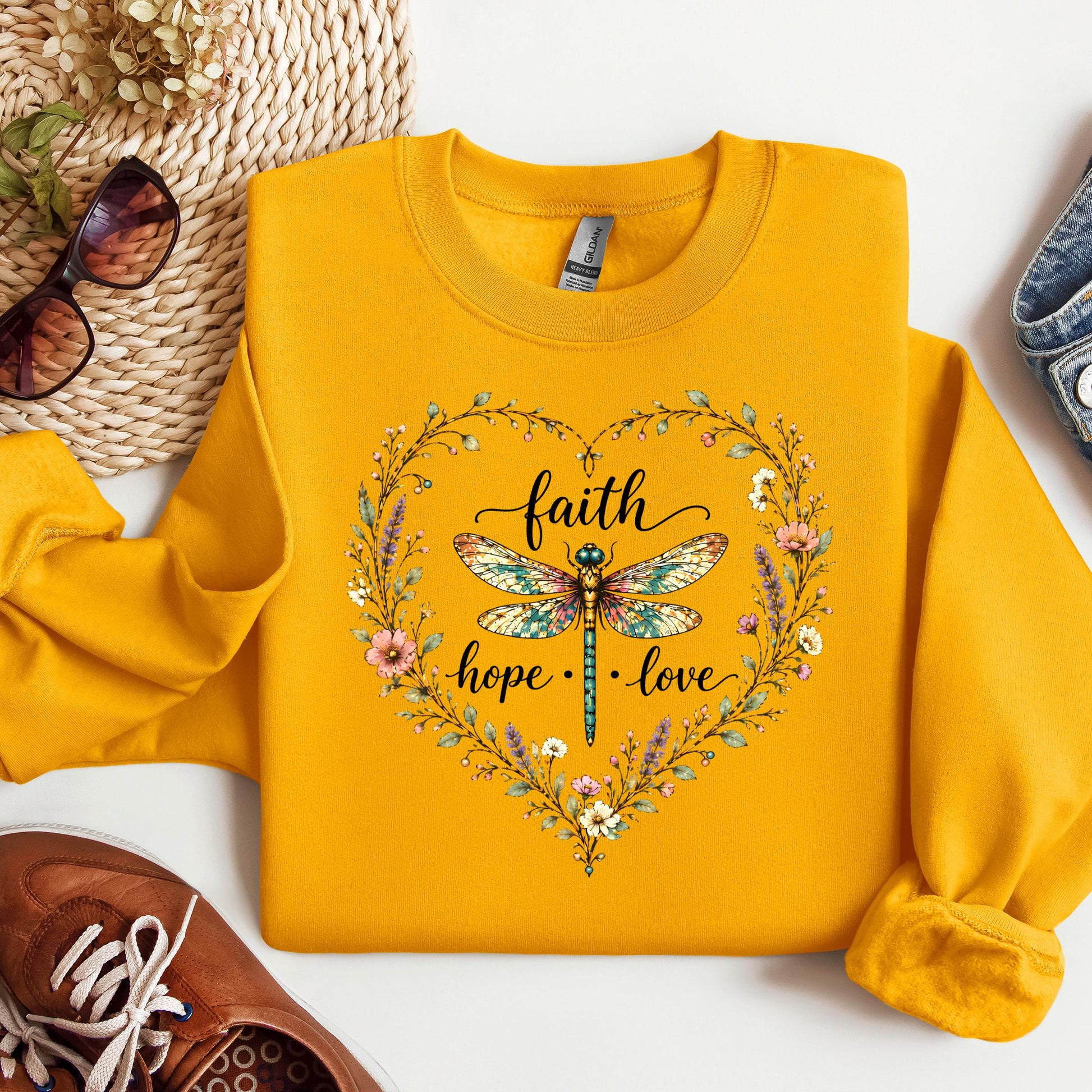 Faith Hope Love Dragonfly 01