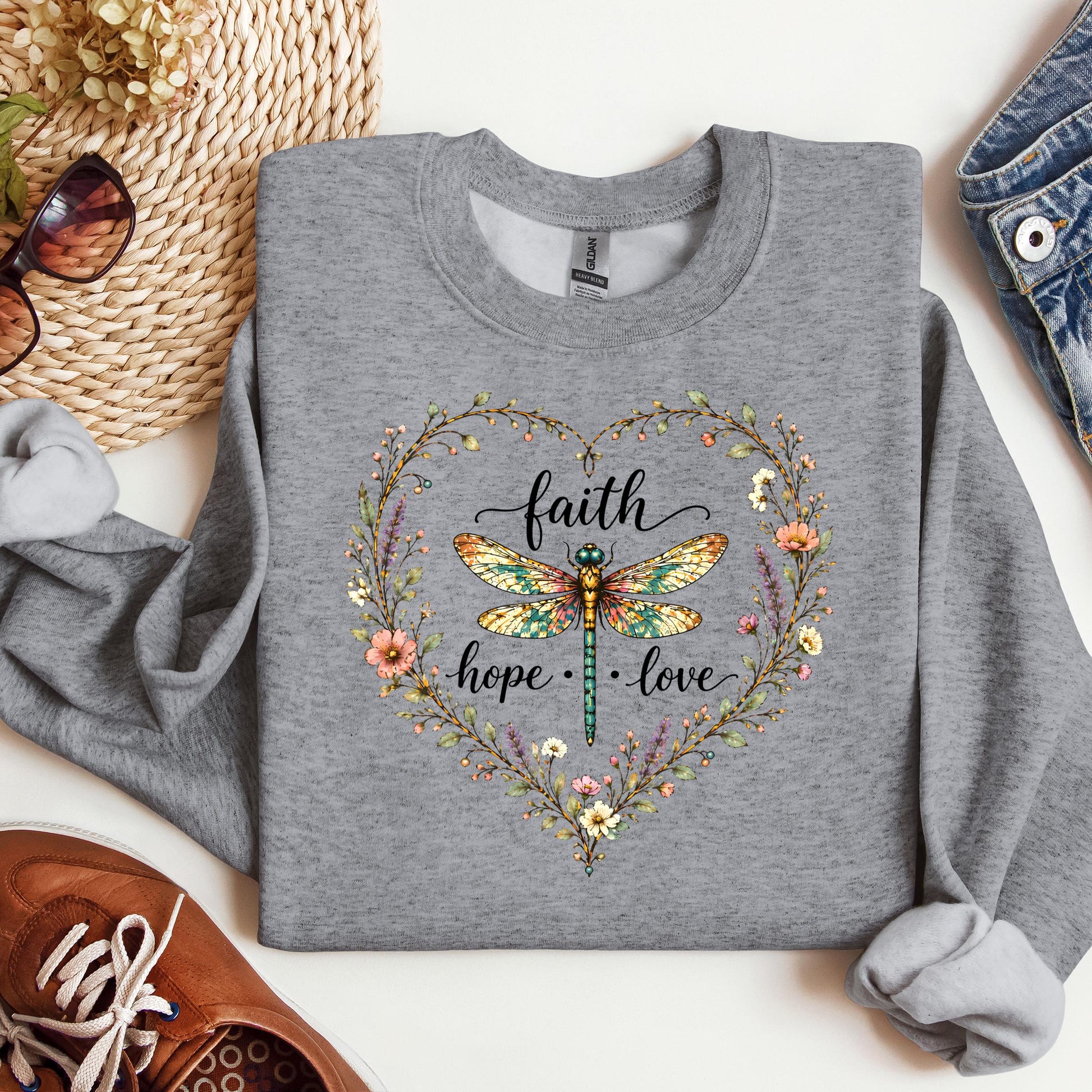 Faith Hope Love Dragonfly 01