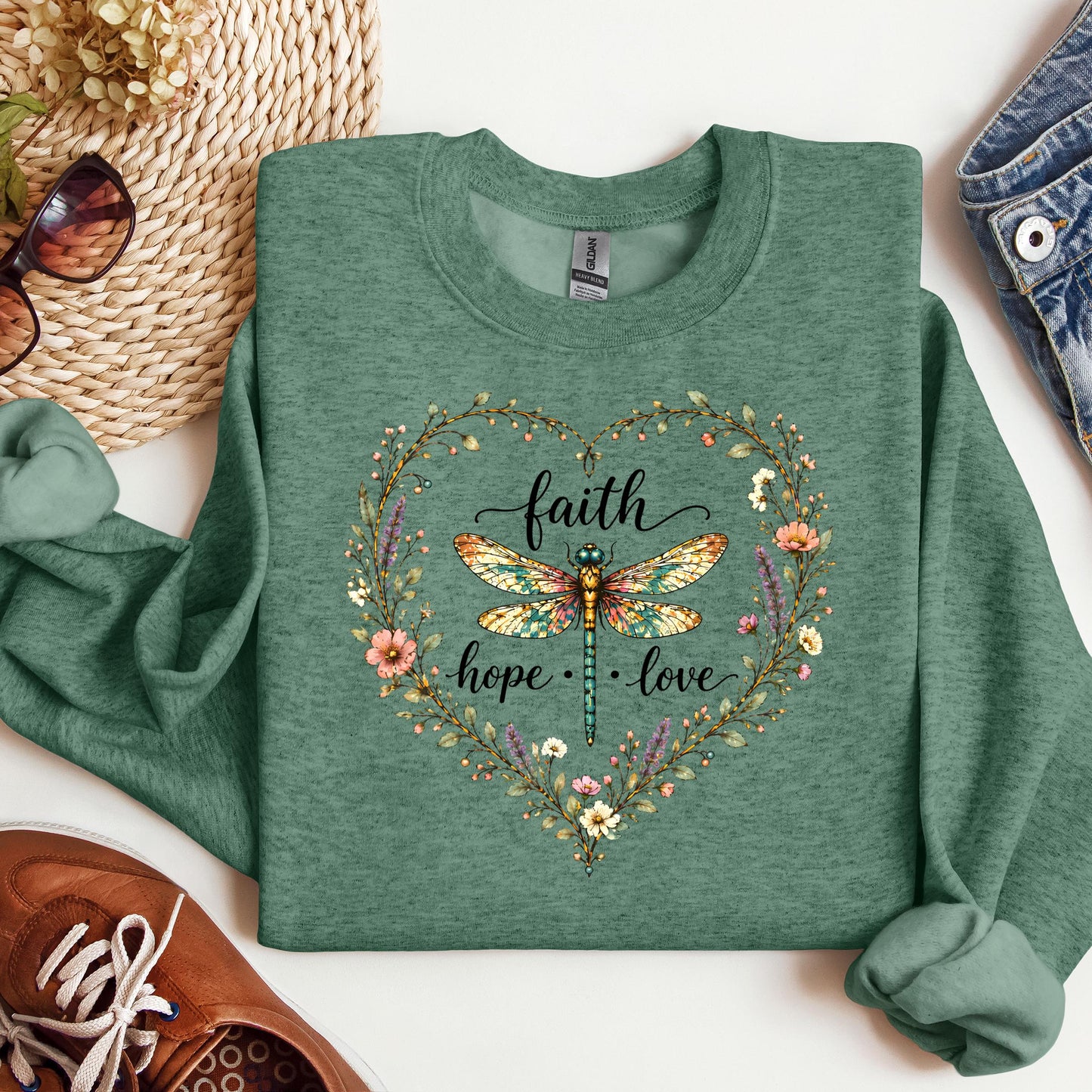 Faith Hope Love Dragonfly 01