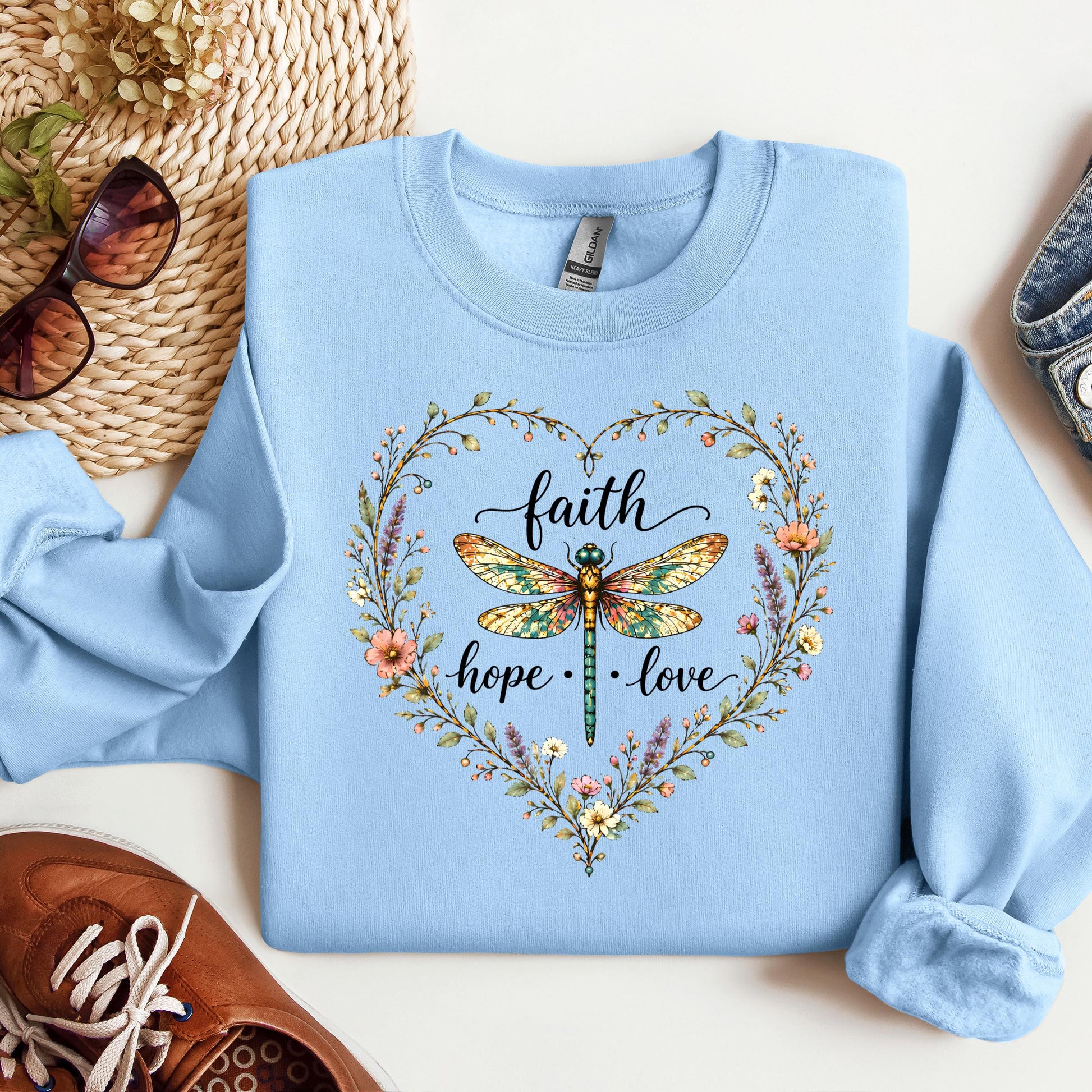 Faith Hope Love Dragonfly 01