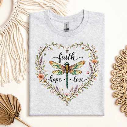 Faith Hope Love Dragonfly 01