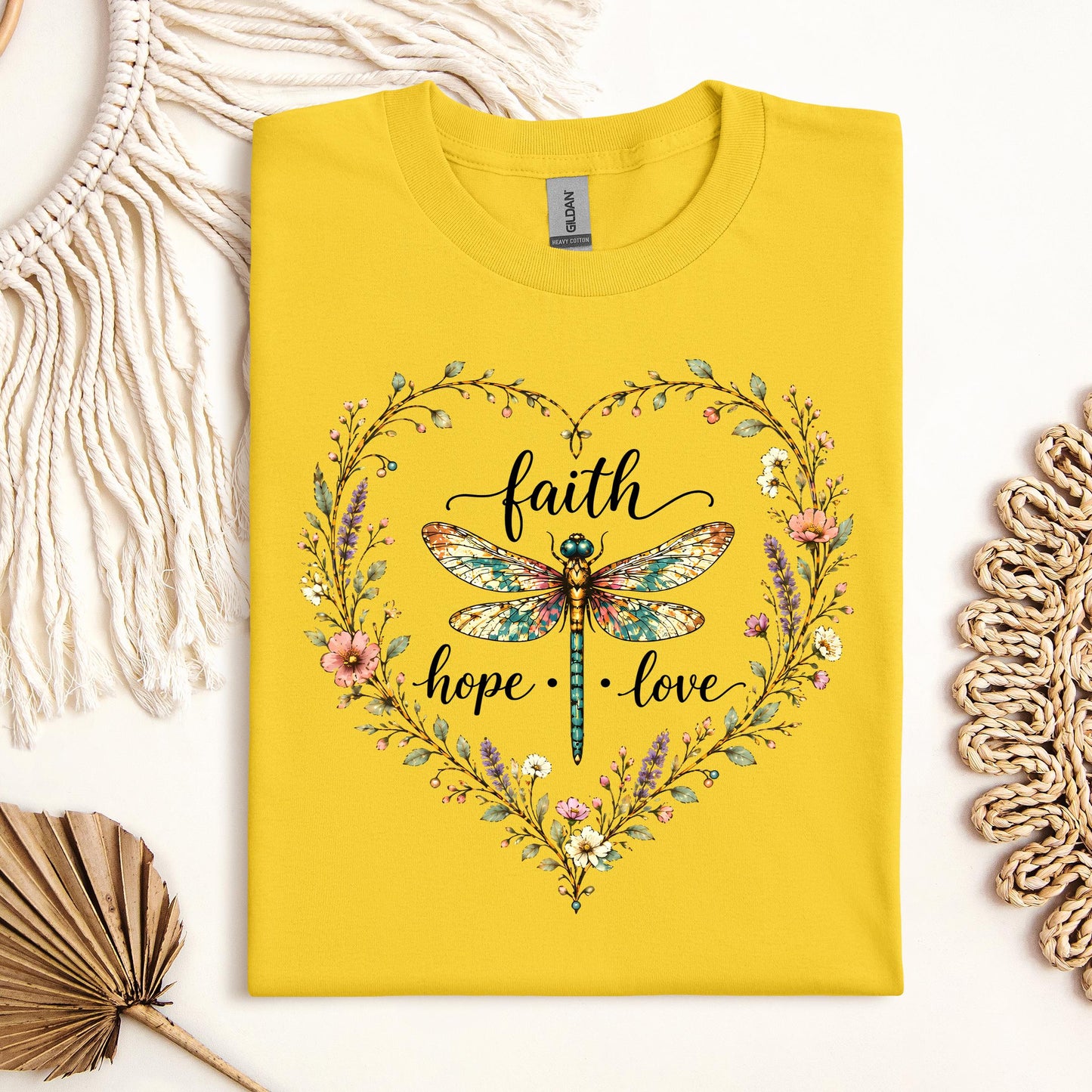 Faith Hope Love Dragonfly 01