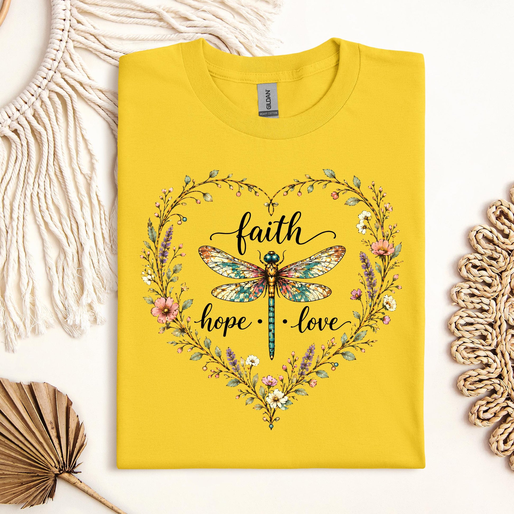 Faith Hope Love Dragonfly 01