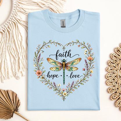 Faith Hope Love Dragonfly 01