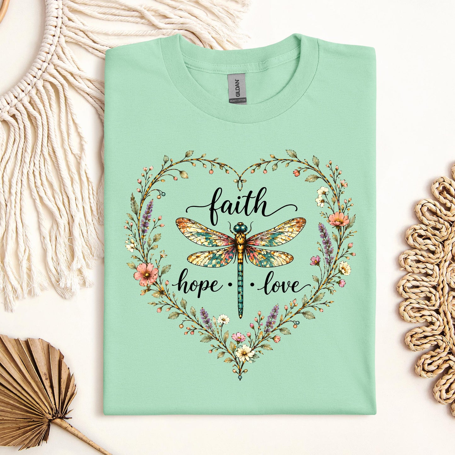 Faith Hope Love Dragonfly 01