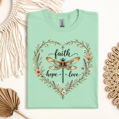 Faith Hope Love Dragonfly 01