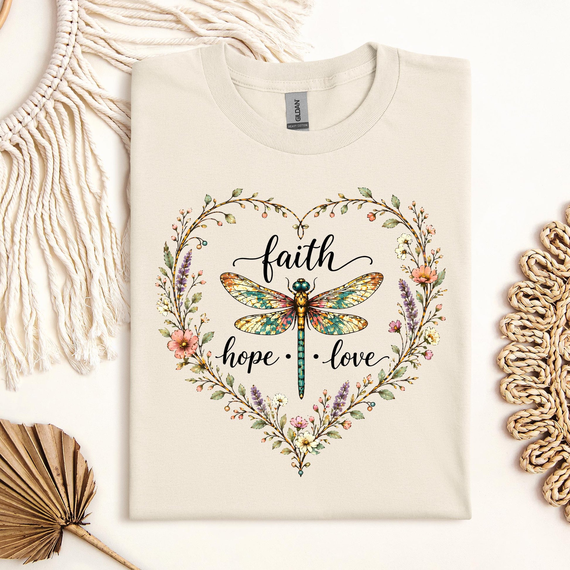 Faith Hope Love Dragonfly 01
