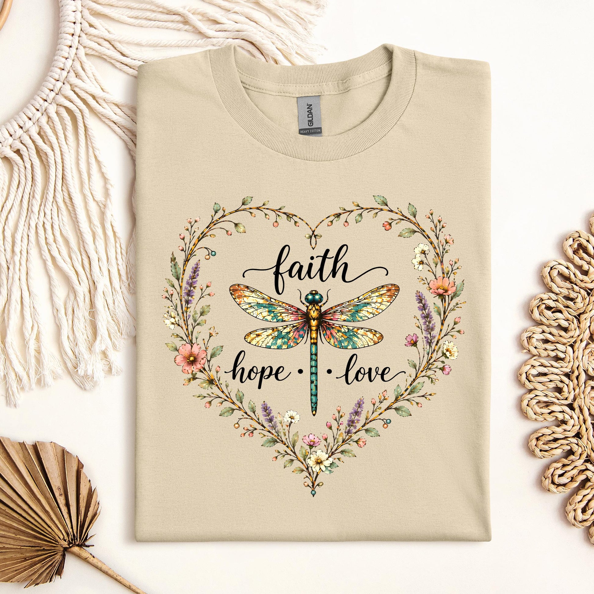Faith Hope Love Dragonfly 01