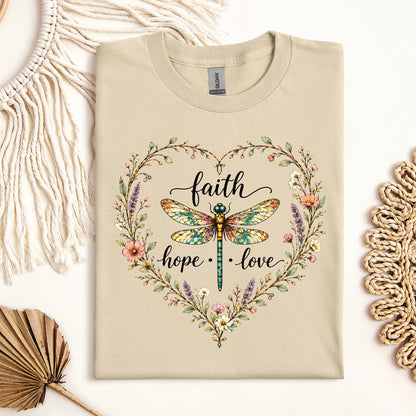 Faith Hope Love Dragonfly 01