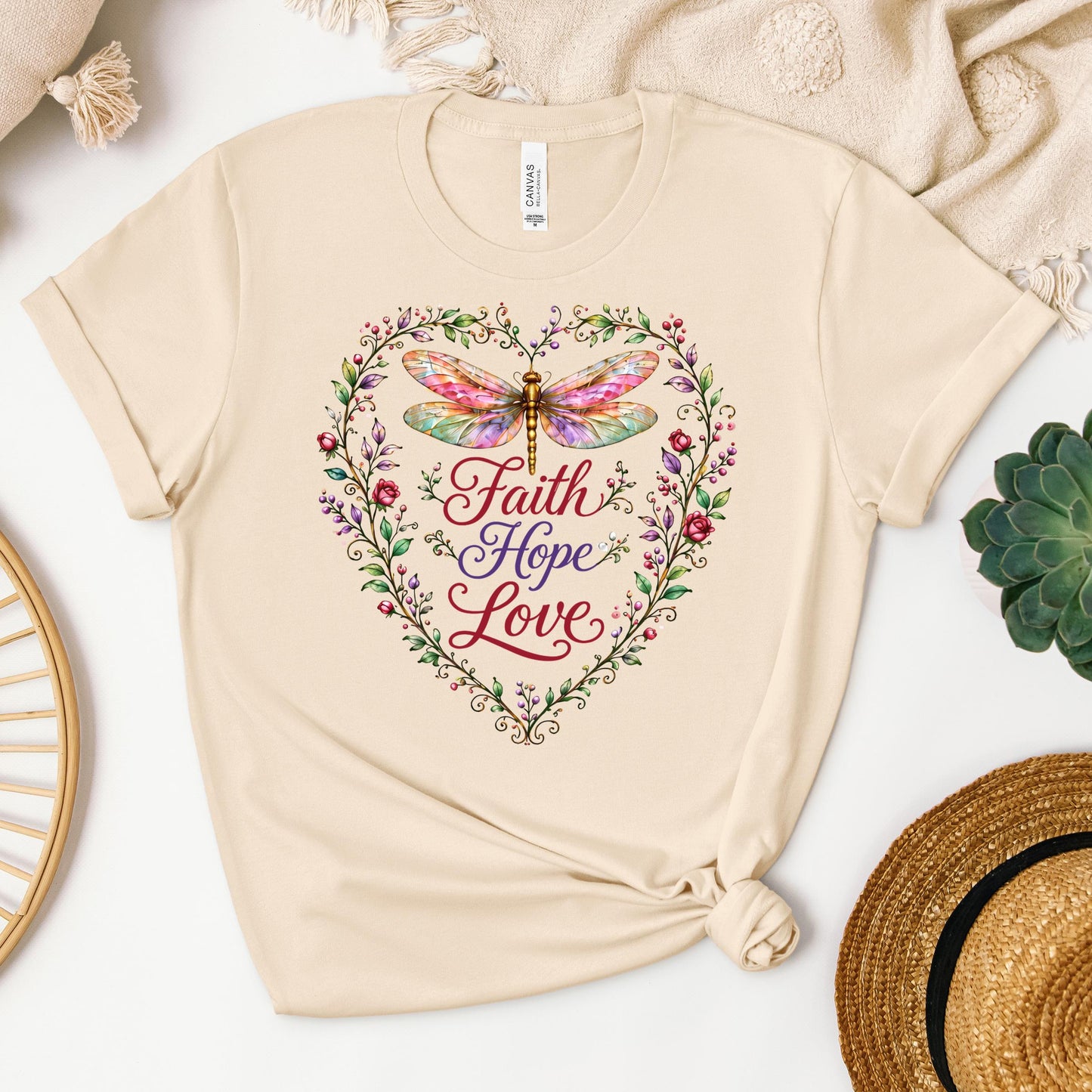 Faith Hope Love Dragonfly 02