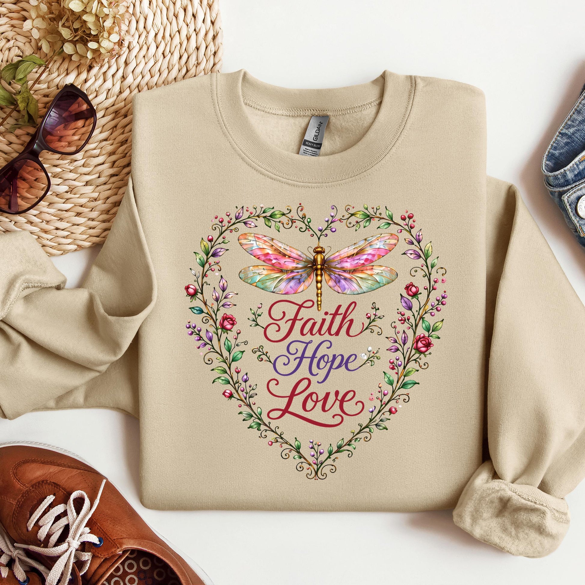Faith Hope Love Dragonfly 02