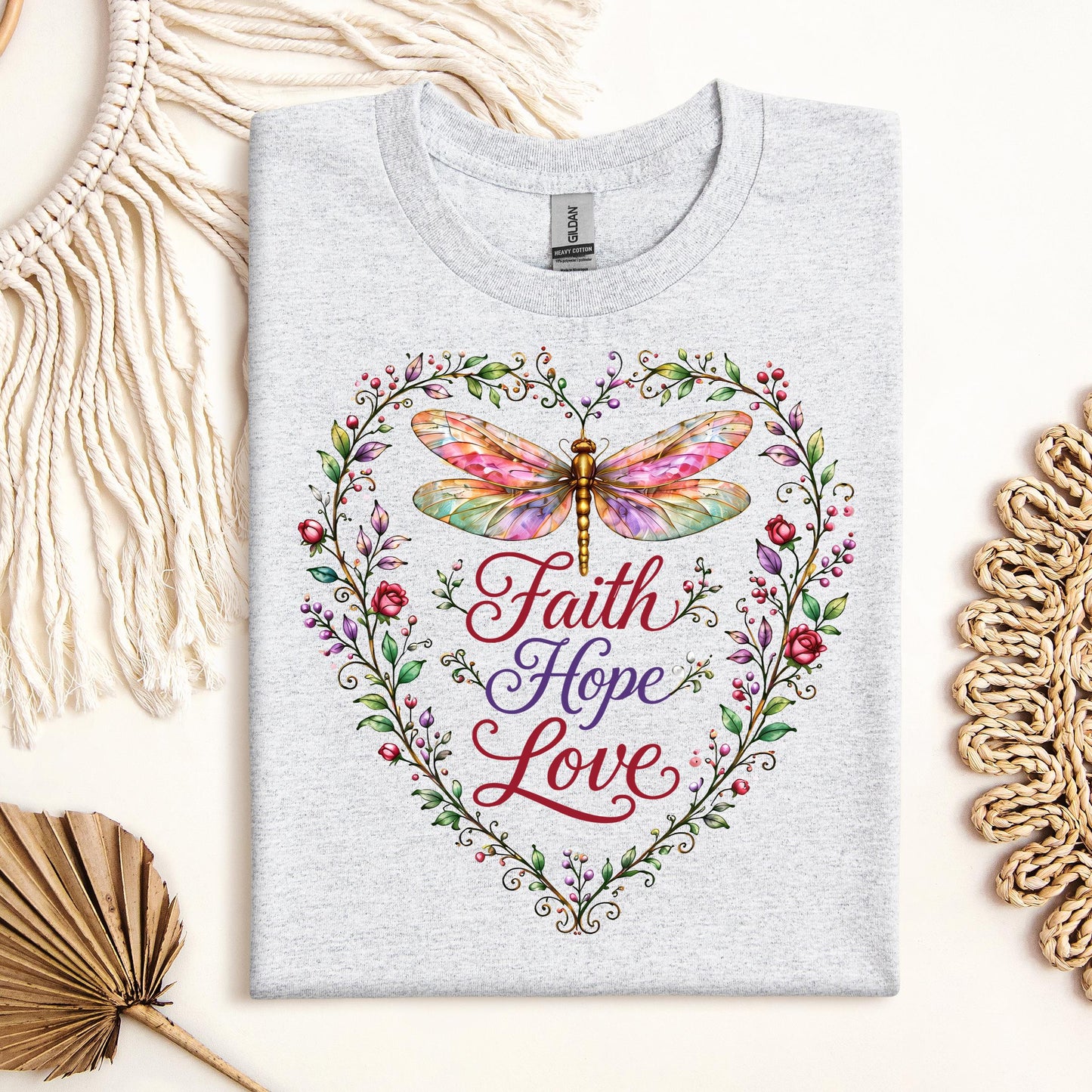 Faith Hope Love Dragonfly 02