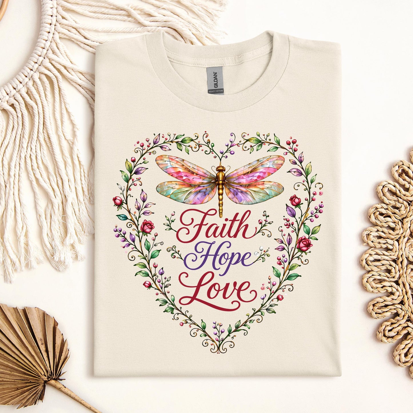 Faith Hope Love Dragonfly 02