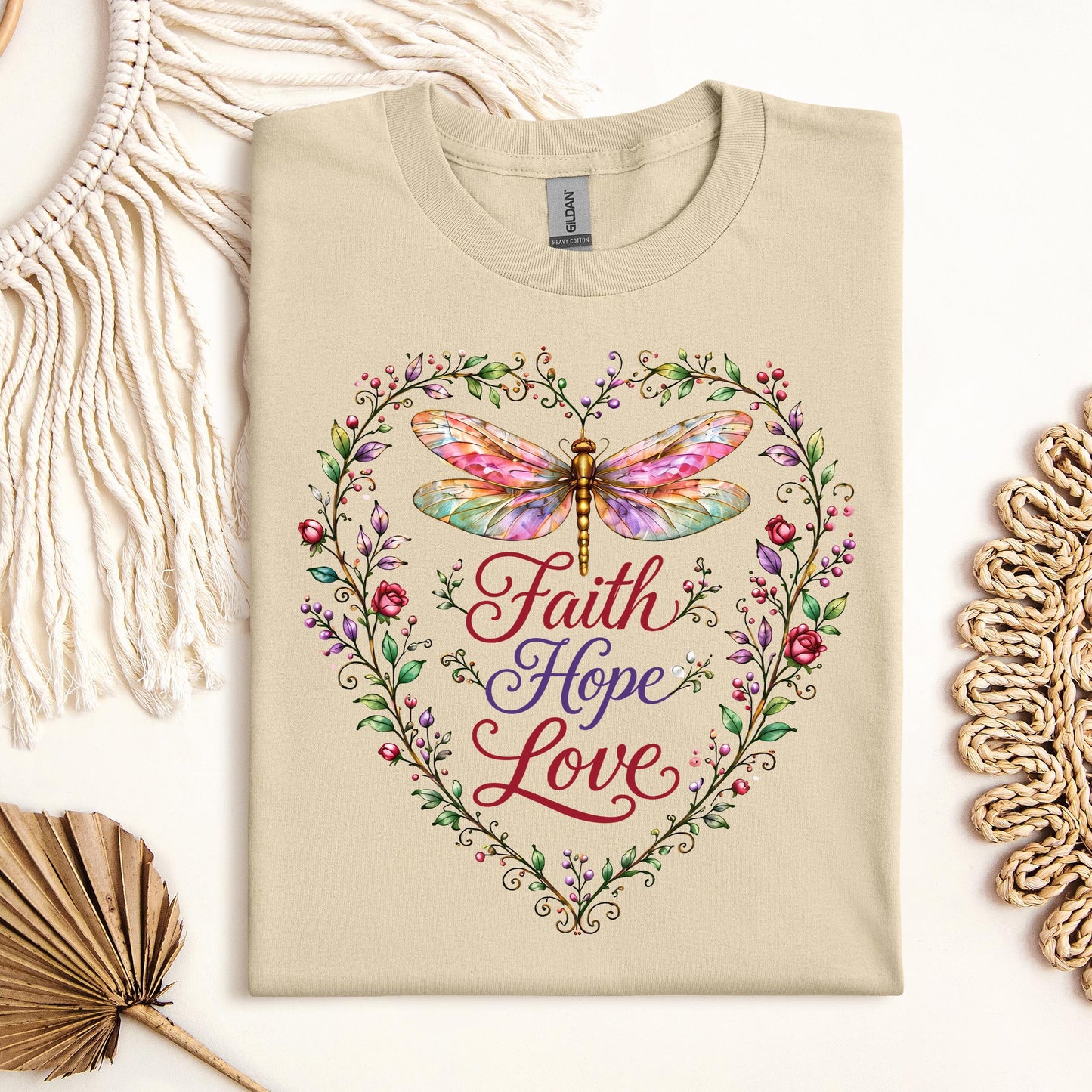 Faith Hope Love Dragonfly 02